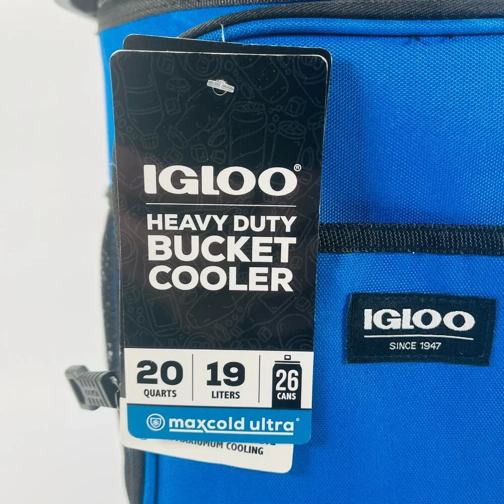 Igloo Heavy Duty Bucket Cooler 'Sport Blue' 20QTCOOLBUCK-SPORTBLUE 20 Quart